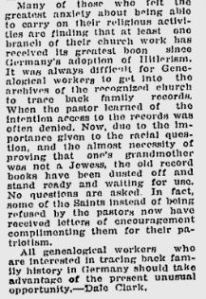 Mormonism in the New Germany. Deseret News Dec 9, 1933.